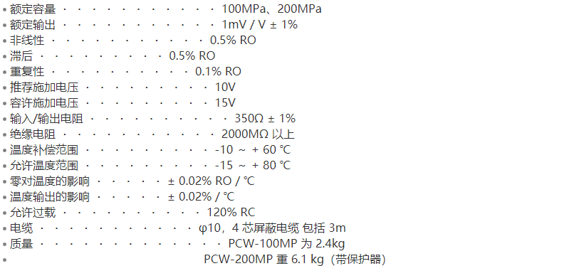 PCW-100MPa