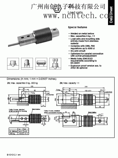 z6fc3稱(chēng)重傳感器